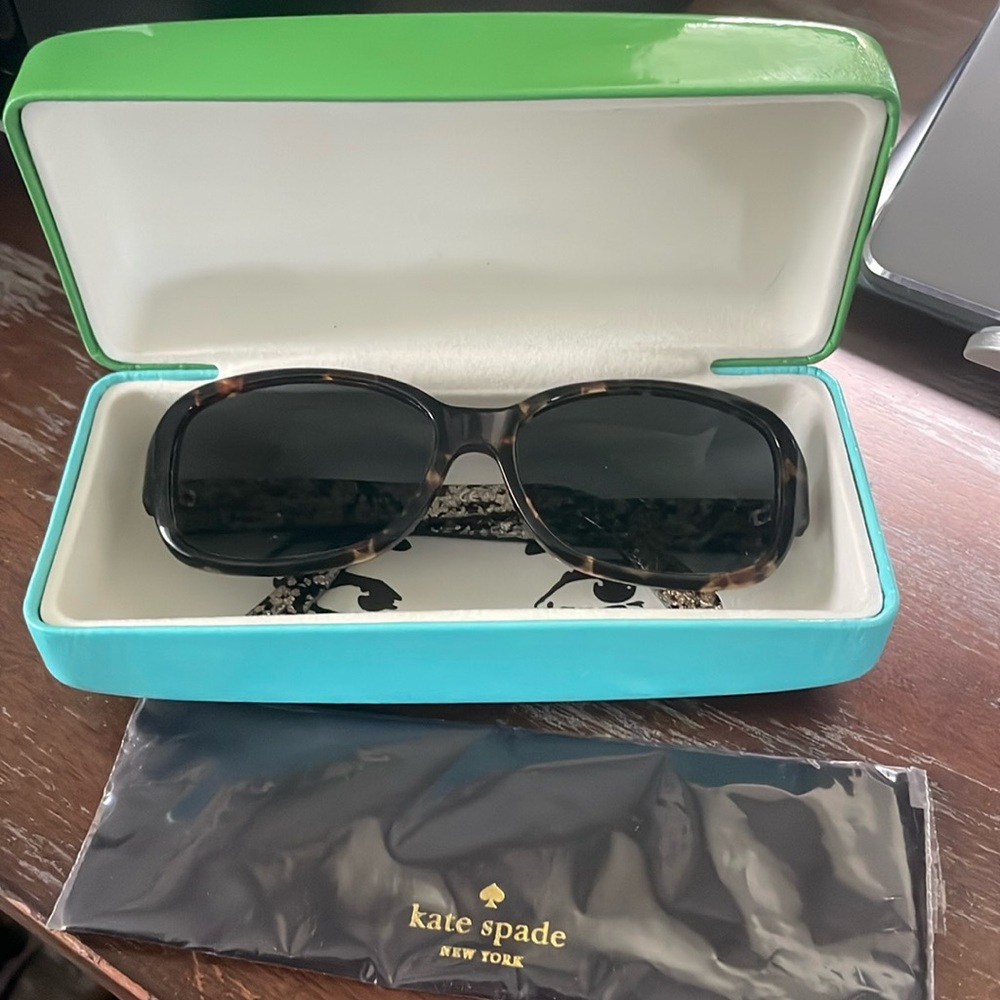 Kate Spade New York Cheyenne P/S Cx4p Vw Tortoise Shell Sunglasses 55x15x130